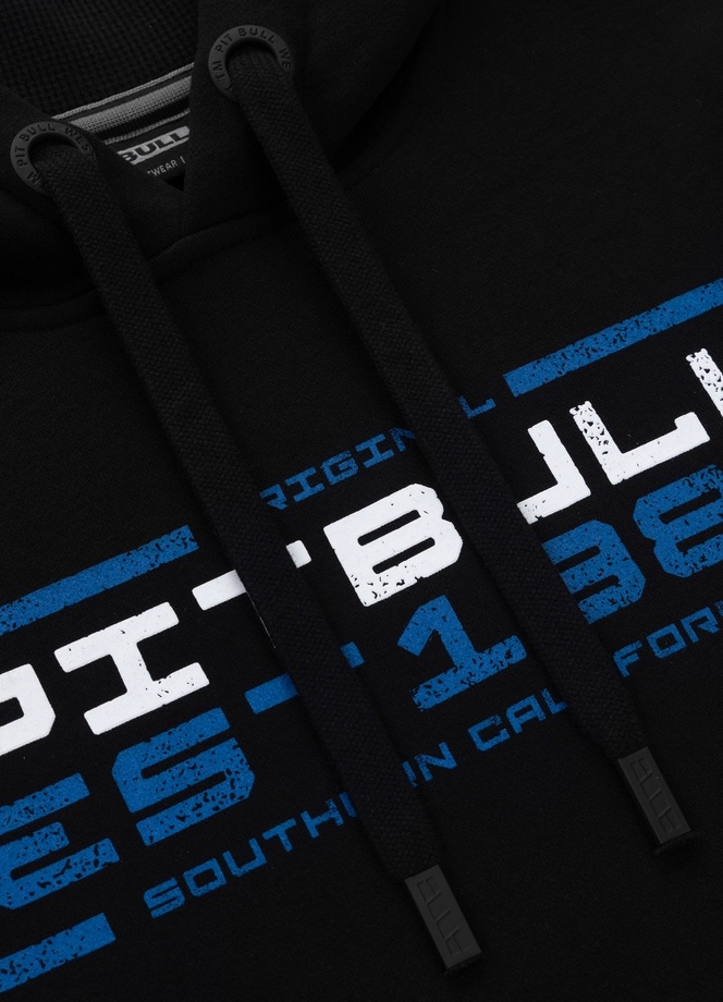 Bluza męska z kapturem Pitbull Pit Bull In Blue hooded czarna