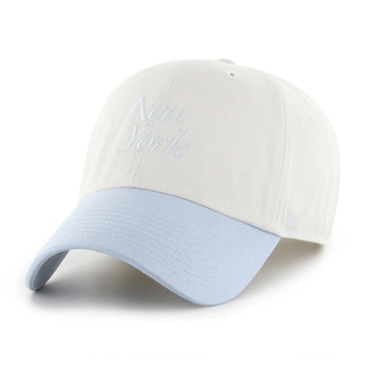 Czapka z daszkiem 47 Brand New York Yankees Foundation Script Clean Up kremowo/niebieska