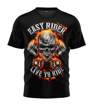 Koszulka męska T-shirt Public Enemy Easy Rider czarny