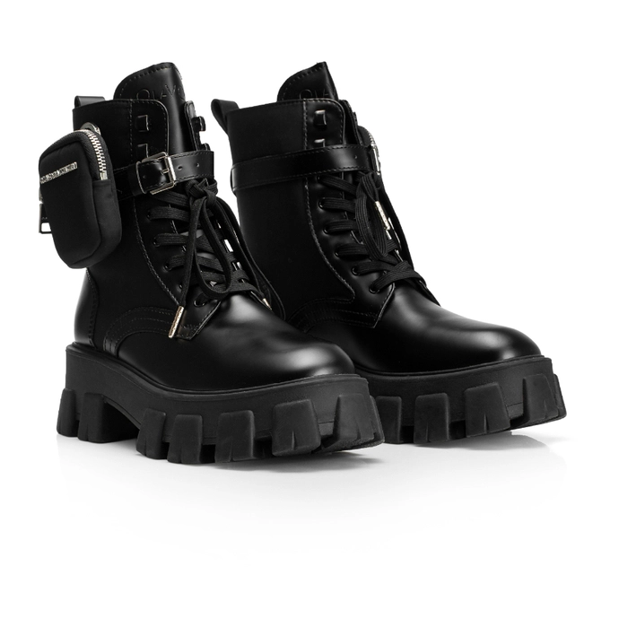 Buty damskie workery Olavoga Treakly czarne