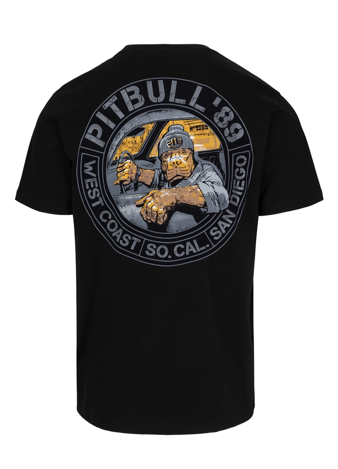 Koszulka męska T-Shirt Pit Bull Pitbull Driving czarna