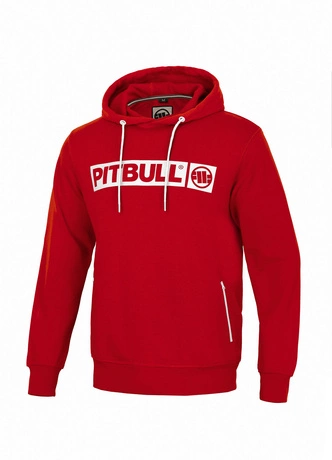 Bluza z kapturem Pitbull Pit Bull Hilltop Terry hooded czerwona