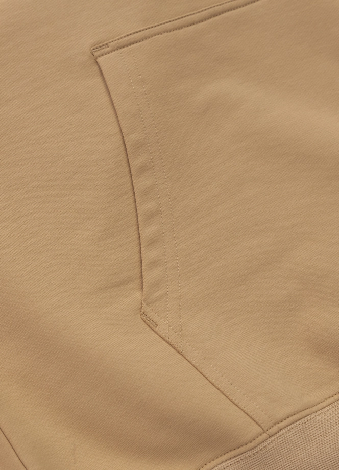 Bluza męska z kapturem Pitbull Pit Bull Driving beżowa