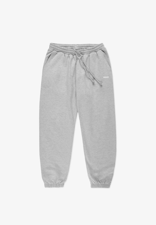 Spodnie dresowe męskie Prosto Infinity szare