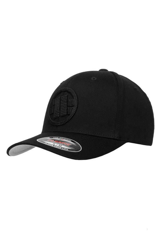 Czapka z daszkiem Full Cap Pit Bull Pitbull 3D Logo czarna