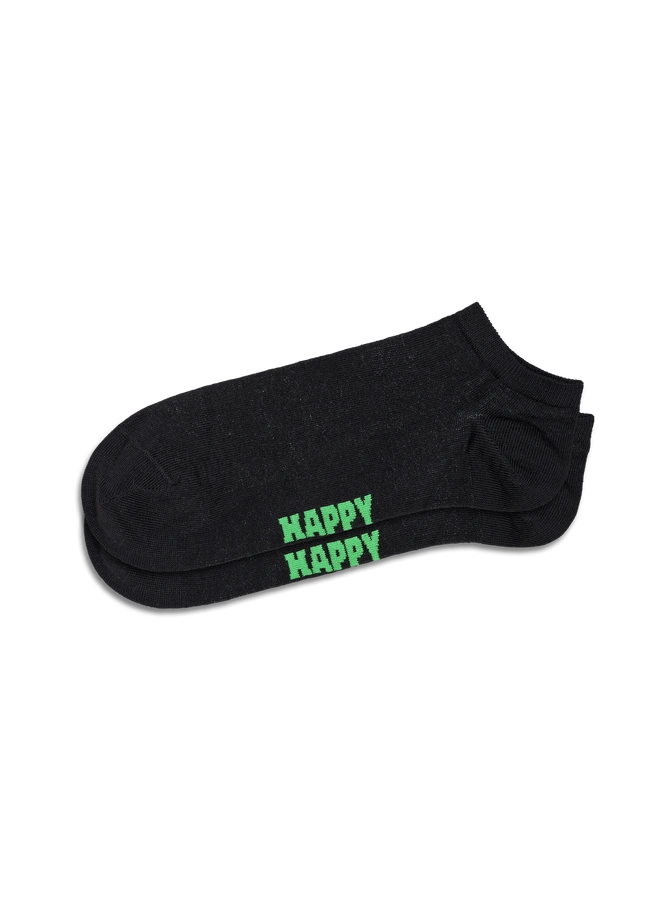 Skarpety Happy Socks 3-Pack Solid Low Socks czarne