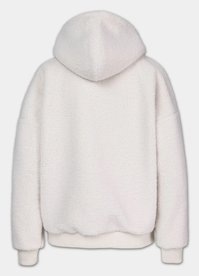Bluza damska z kapturem ZIP Pitbull Daisy kremowa