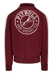 Bluza męska rozpinana Pit Bull San Diego CA burgundowa