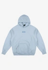 Bluza męska z kapturem oversize Prosto Box 2.0 jasno niebieska