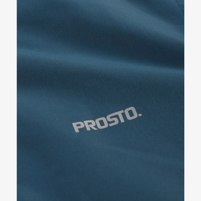 Kurtka zimowa męska z kapturem Prosto Klasyk Gegito Bomber niebieska