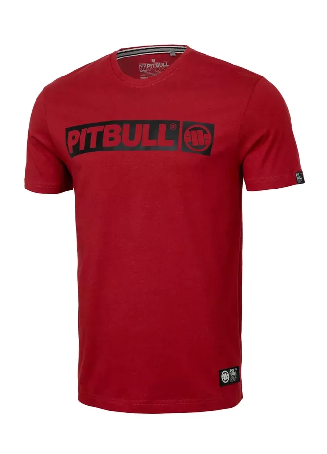 Koszulka męska T-Shirt Pit Bull Pitbull Hilltop czerwona