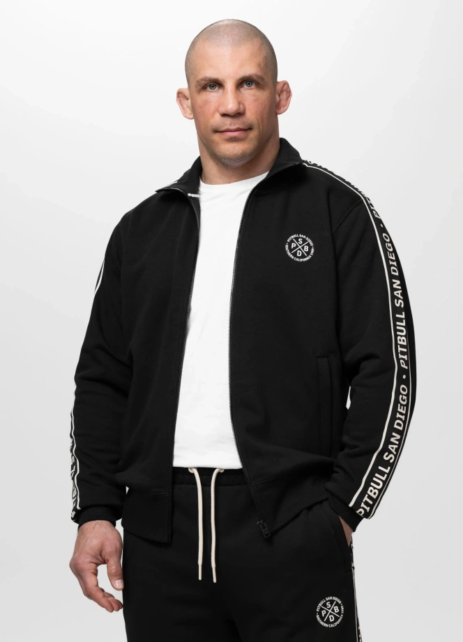 Komplet dresowy męski Pit Bull Nexus czarny