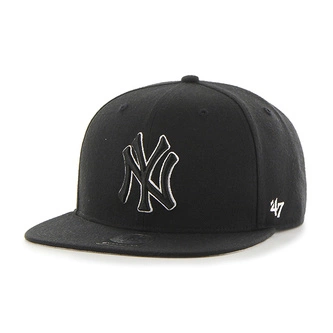 Czapka z daszkiem 47 Brand MLB New York Yankees Black No Shot czarna