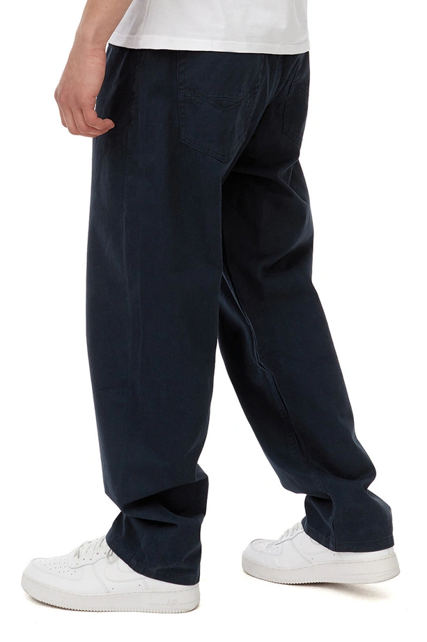 Spodnie męskie Mass Denim Slang Baggy Fit granatowe