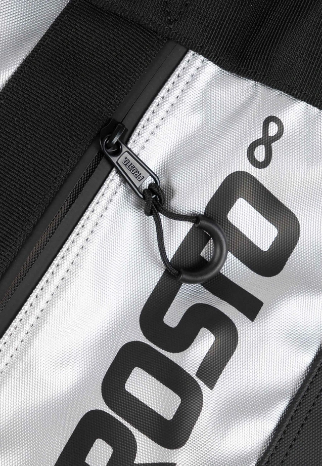 Torba sportowa Prosto Vault Silver srebrna