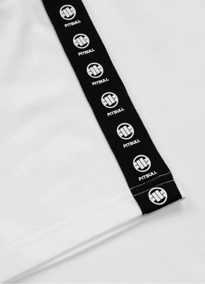 Koszulka męska T-Shirt Pit Bull Pitbull Tape Nugget biała