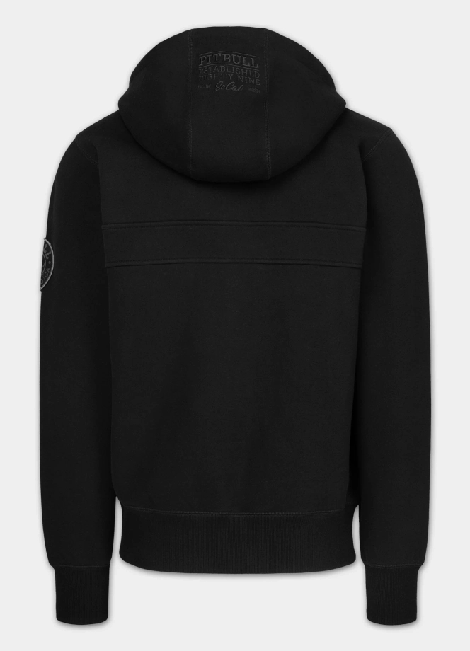 Bluza męska z kapturem Pit Bull Gibson czarna