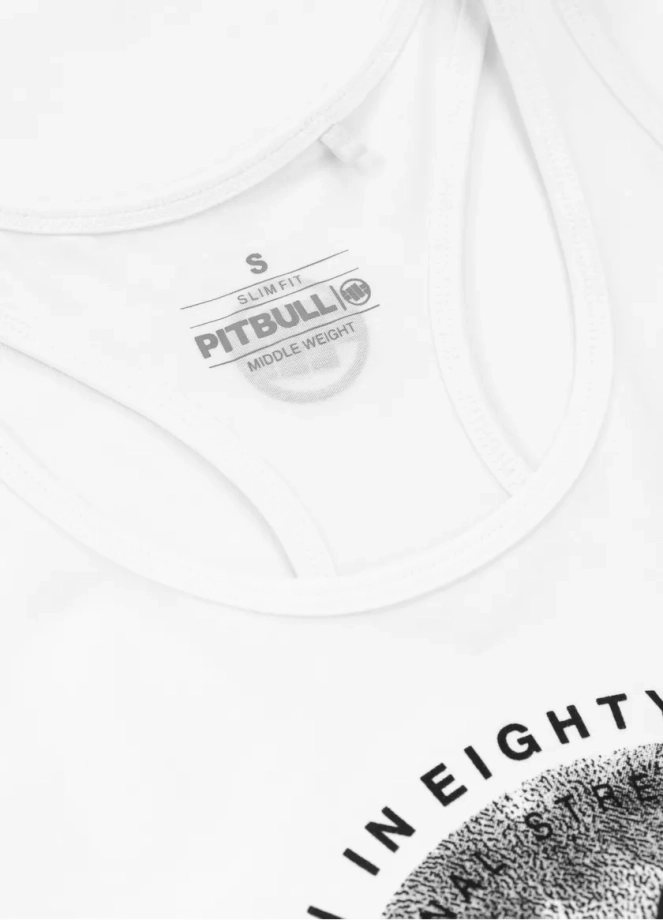 Koszulka Tank Top damski Pit Bull Pretty biały