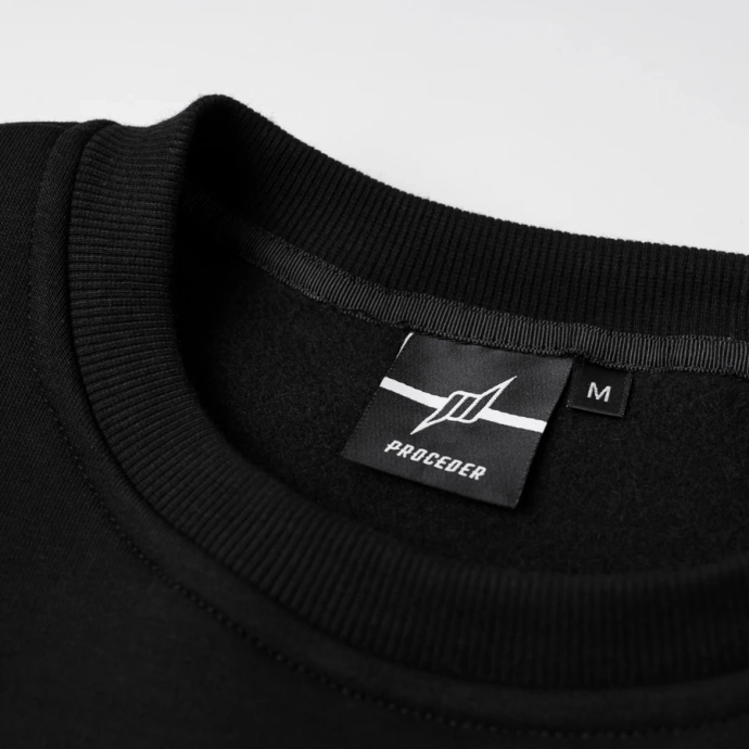 Bluza klasyczna męska Chada Proceder Kastet Logo czarna