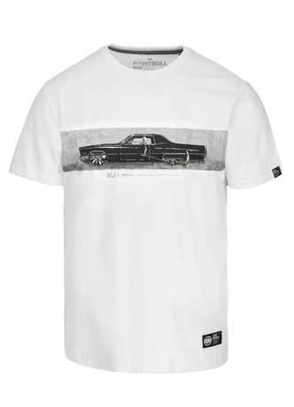 Koszulka męska T-Shirt Pitbull Devil's Deville biała