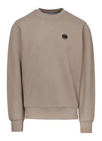 Bluza męska bez kaptura Pit Bull Small Logo 25 beżowa