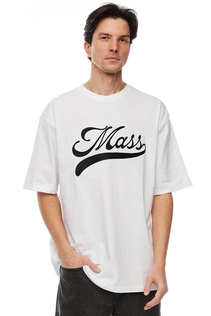 Koszulka męska t-shirt Mass Dnm Draft biała