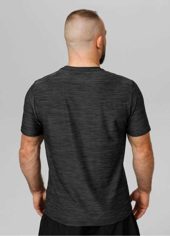Koszulka męska T-shirt Pit Bull Performance Pro+ Casual Sport Small Logo czarna
