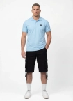 Koszulka męska Polo Pitbull Jersey Slim Fit Small Logo jasno niebieska