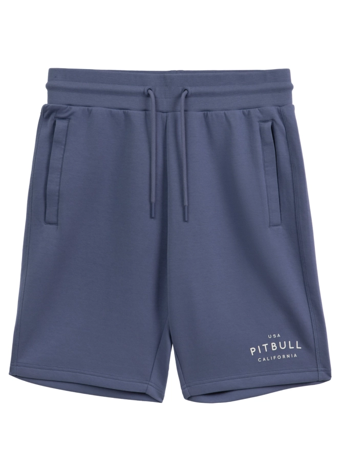 Komplet dresowy męski krótki Pitbull Pit Bull Sampson niebieski
