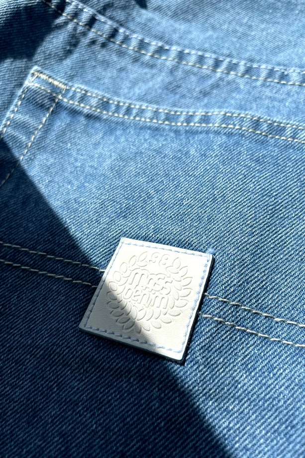 Spodnie męskie Mass Denim Base Jeans Regular niebieskie