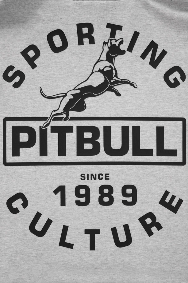 Bluza męska bez kaptura Pitbull Pit Bull Physical Culture szara