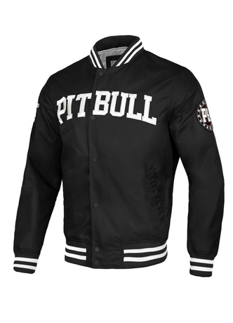 Kurtka męska przejściowa wiosenna Pit Bull Tyrian 2 Varsity Jacket czarna