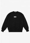 Bluza męska oversize Prosto Box crewneck czarna