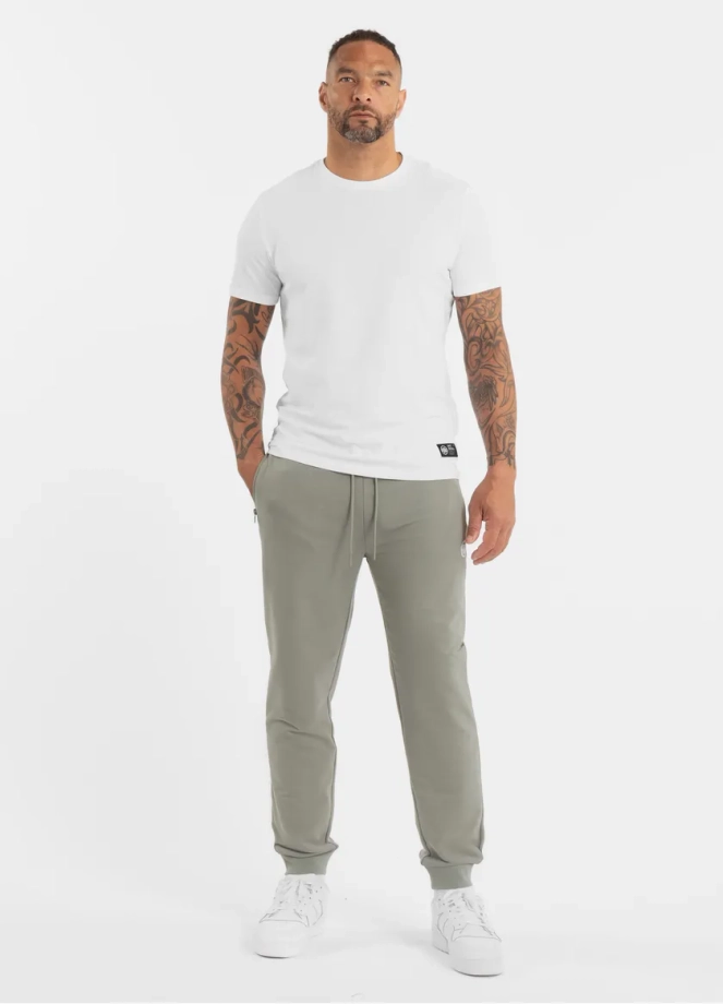 Spodnie męskie dresowe Pitbull Pit Bull Nugget dusty salvia