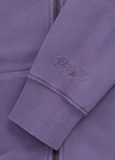 Bluza damska z kapturem ZIP Pitbull Washed Lovia fioletowa