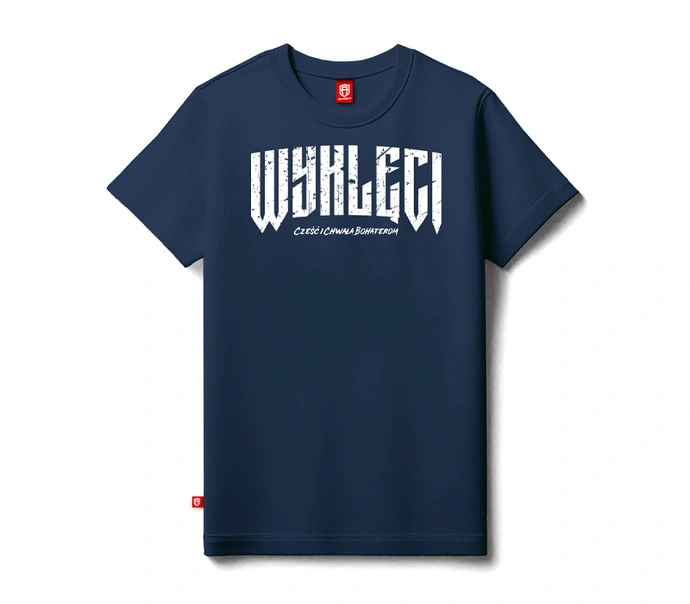 Koszulka męska t-shirt Street Autonomy Wyklęci granatowa