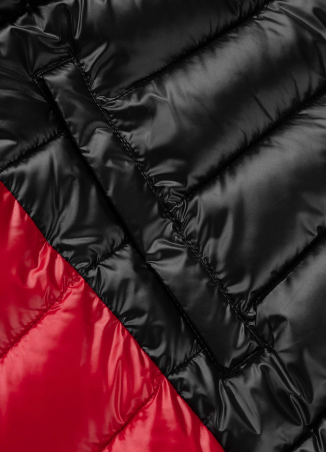 Kurtka męska zimowa Pit Bull Shatto czarno/czerwona