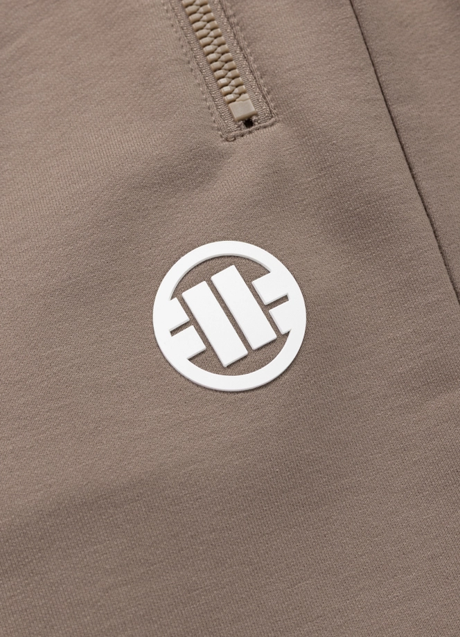 Komplet dresowy męski Pit Bull Small Logo Nugget brązowy
