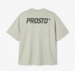 Koszulka męska t-shirt oversize Prosto Big Log Infinity miętowa zielona