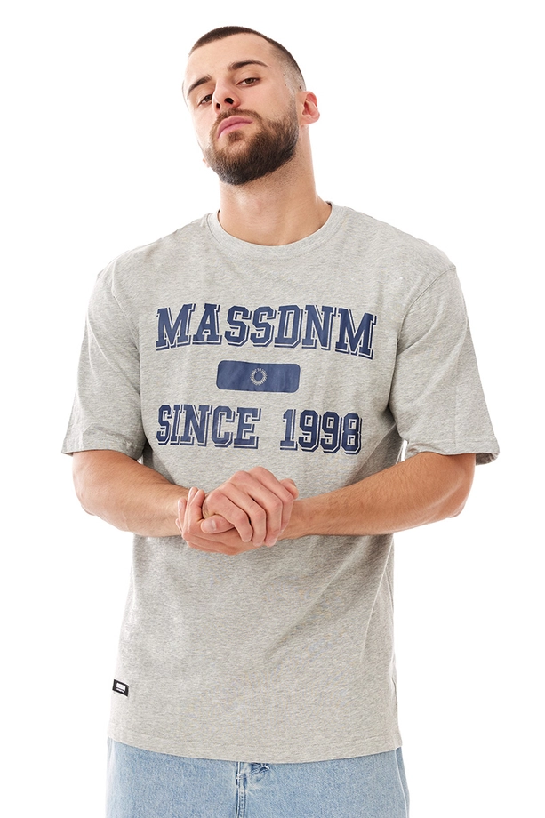 Koszulka męska t-shirt Mass Dnm Campus szara