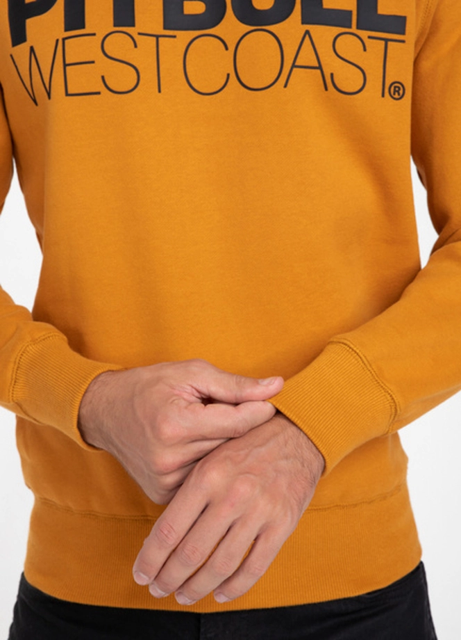 Bluza bez kaptura Pitbull TNT crewneck honey yellow