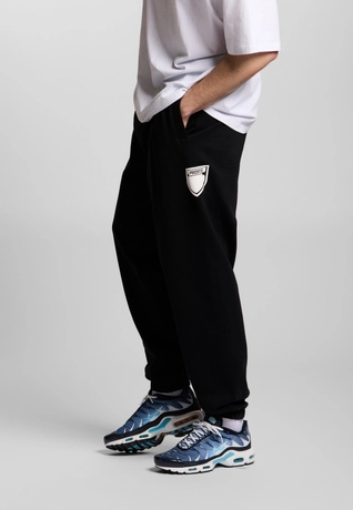 Spodnie dresowe męskie oversize Prosto Splash Shield czarne