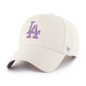 Czapka z daszkiem 47 Brand Los Angeles Dodgers Snap beżowa