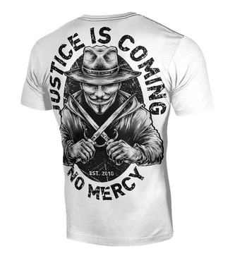 Koszulka męska T-shirt Octagon Justice is coming biała