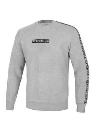 Bluza męska Pit Bull West Coast Bass Pitbull crewneck szara