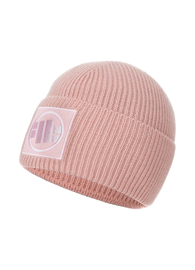 Czapka zimowa Pit Bull Beanie Logo Single Layer Cuff różowa