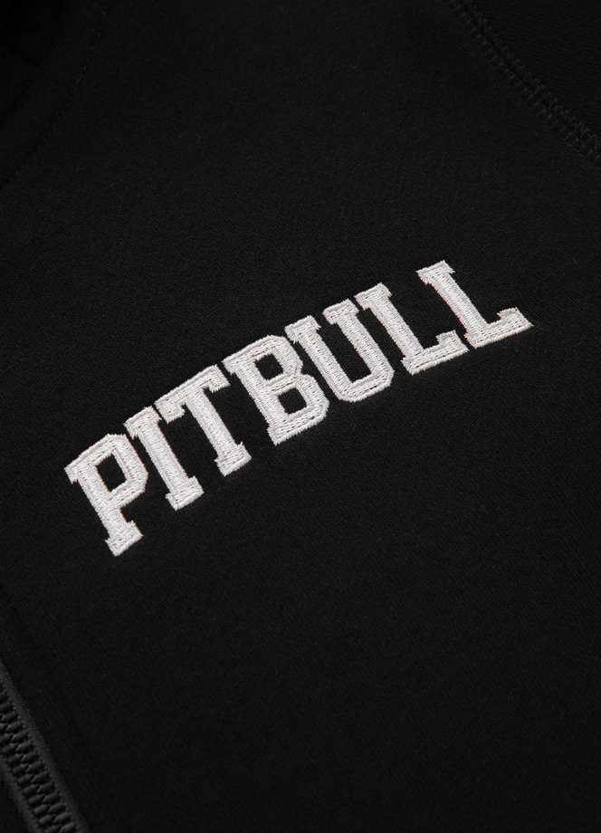 Bluza damska z kapturem Pitbull Pit Bull Tyrian ZIP hooded czarna