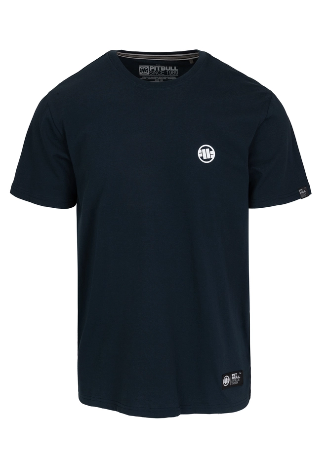 Koszulka męska T-Shirt Pitbull Small Logo granatowa