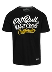 Koszulka męska T-Shirt Pit Bull Pitbull Surfdog czarna