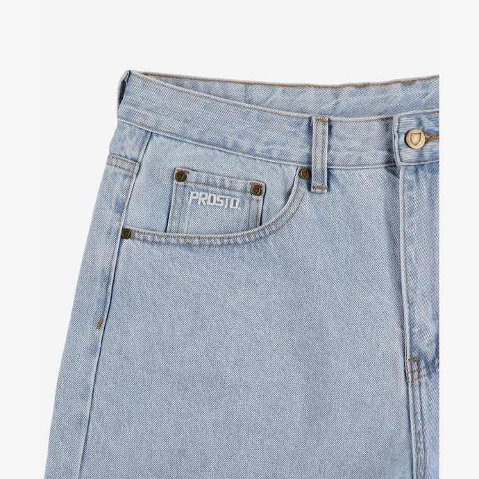 Spodenki męskie jeansowe Prosto Shizzo Baggy jasno niebieskie